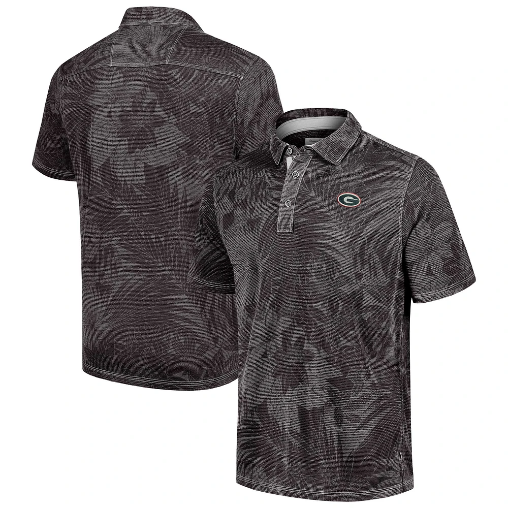 Polo Tommy Bahama noir pour homme Georgia Bulldogs Big & Tall Sport Santiago Paradise