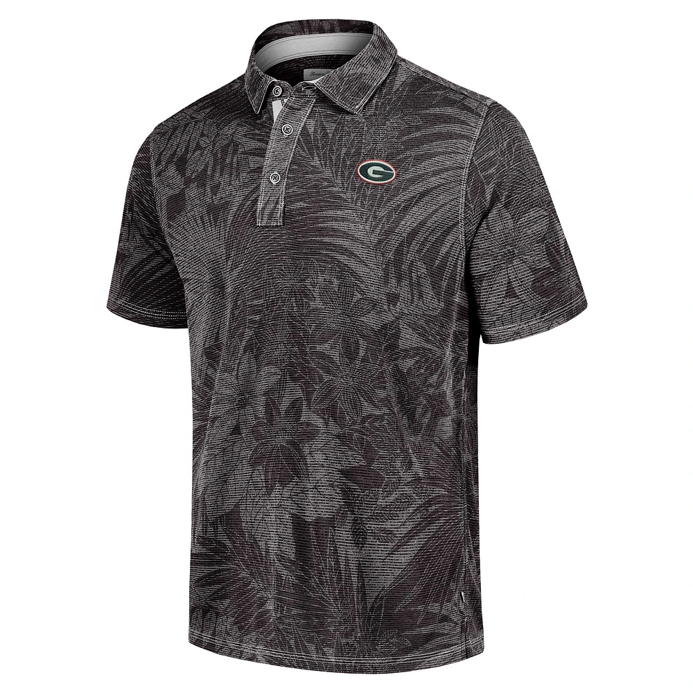 Polo Tommy Bahama noir pour homme Georgia Bulldogs Big & Tall Sport Santiago Paradise