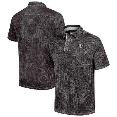 Polo Tommy Bahama noir pour homme Georgia Bulldogs Big & Tall Sport Santiago Paradise