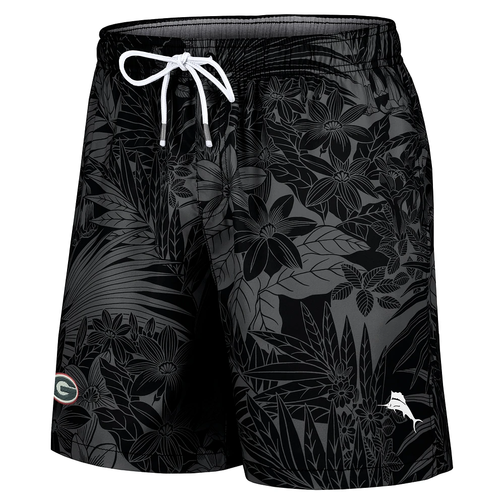 Men's Tommy Bahama Black Georgia Bulldogs Santiago Palms Board Shorts