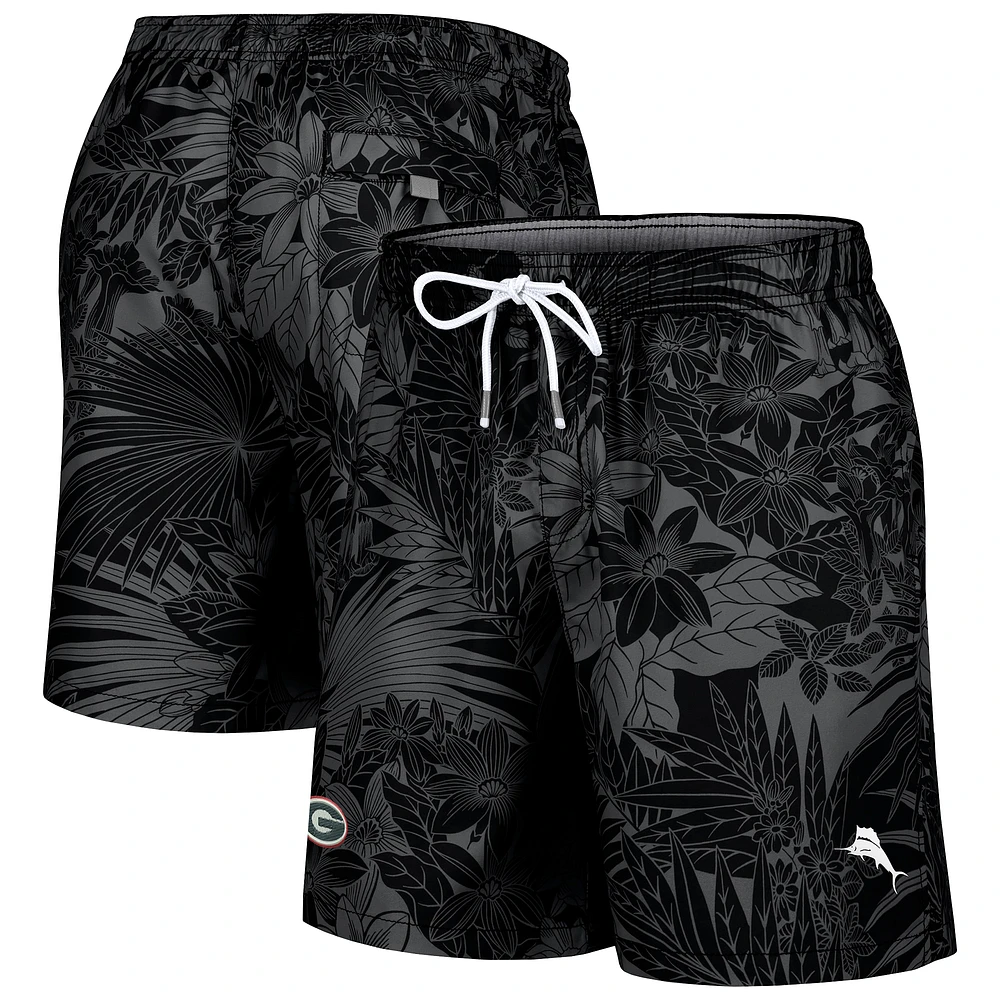 Men's Tommy Bahama Black Georgia Bulldogs Santiago Palms Board Shorts