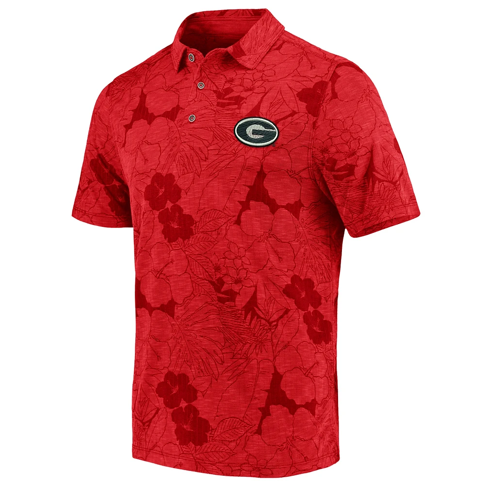 V109192 UGA SPORT POLO MIRAMAR BLOOMS POLMEN