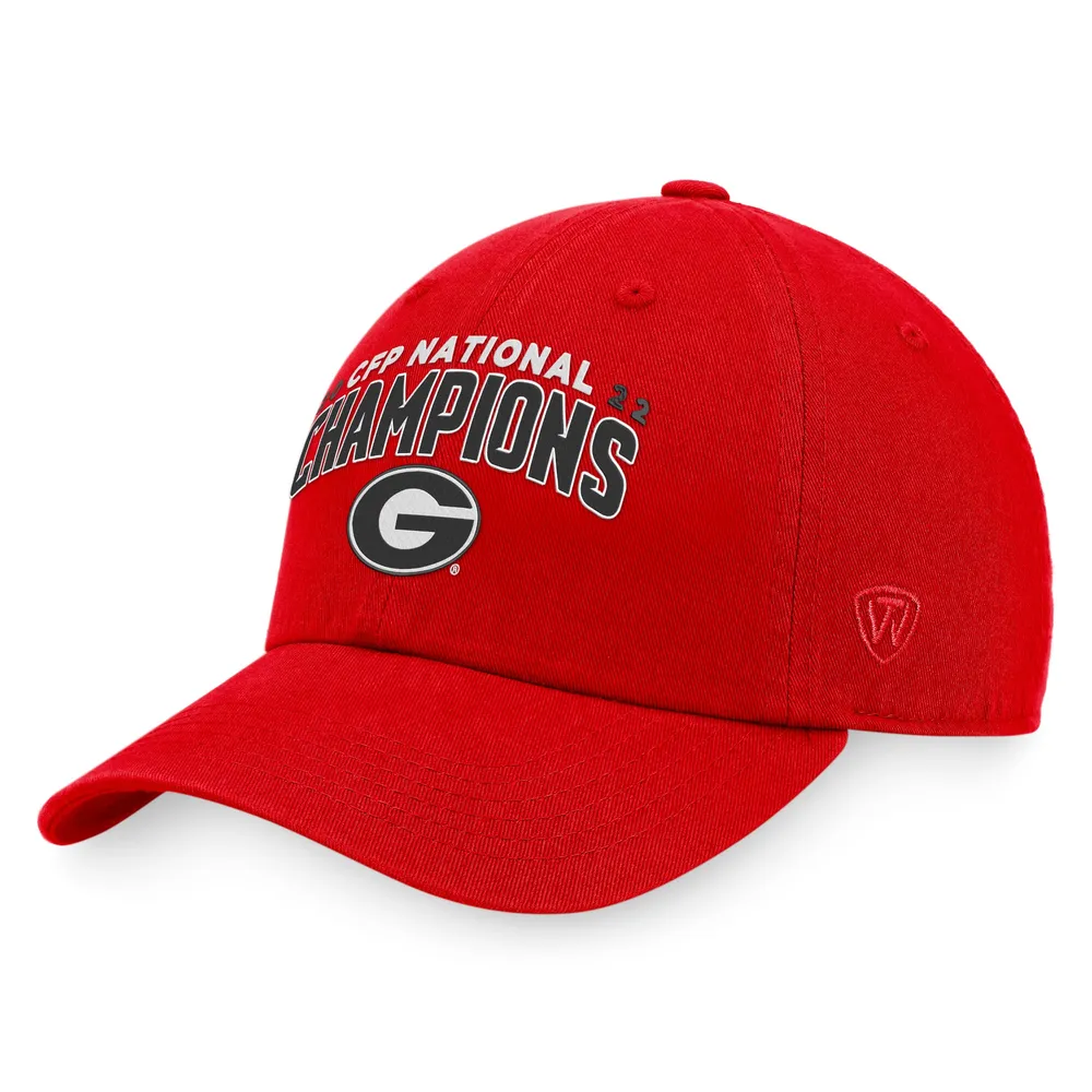 Lids Georgia Bulldogs Top of the World College Football Playoff 2022 Peach Bowl  Champions Adjustable Hat - Heather Gray