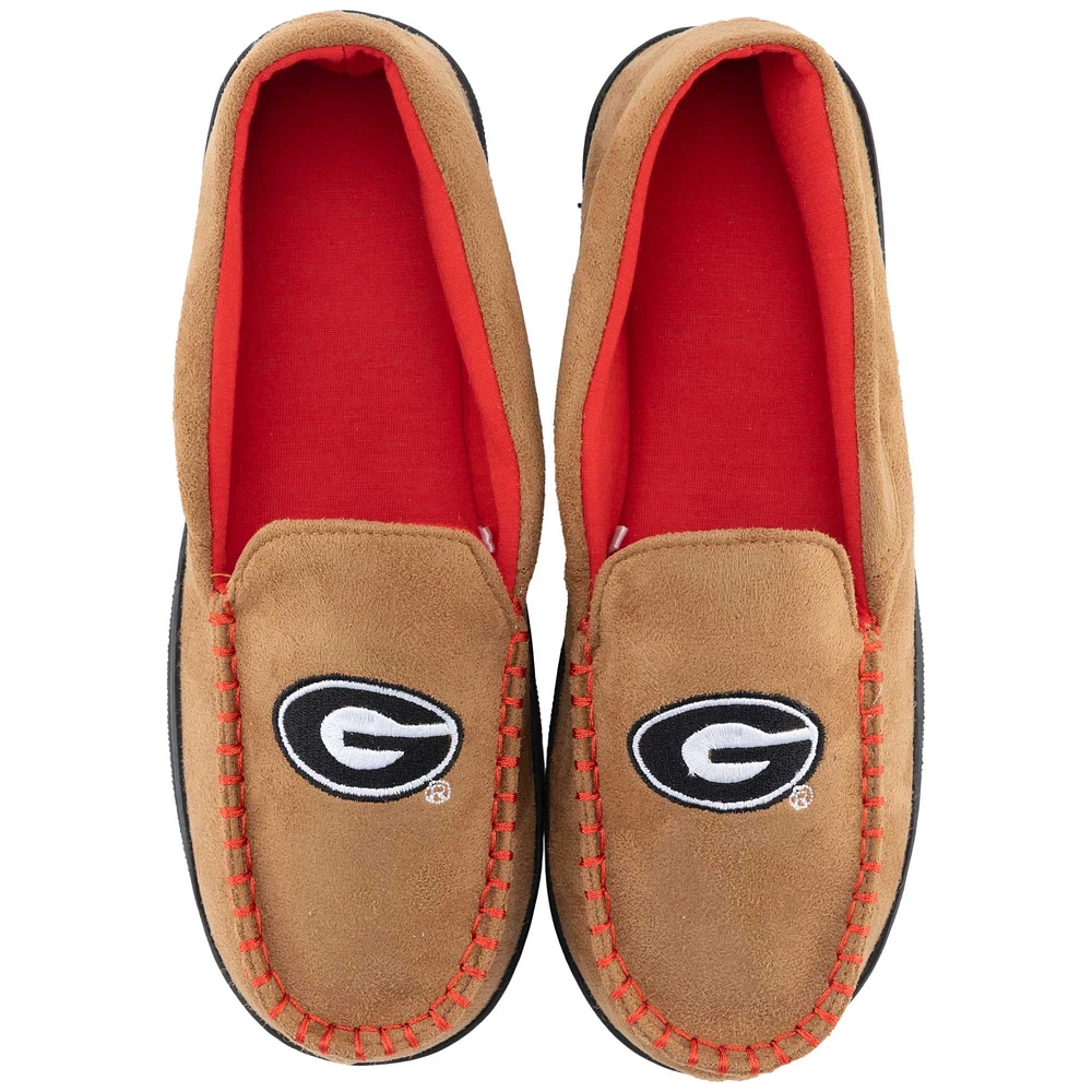 Men's ZooZatz Georgia Bulldogs Moccasin Slippers