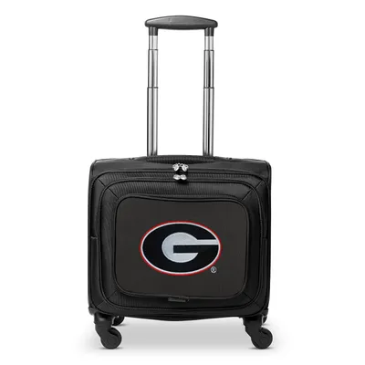 Georgia Bulldogs MOJO 14'' Laptop Overnighter Wheeled Bag- Black