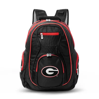 Georgia Bulldogs MOJO Trim Color Laptop Backpack - Black