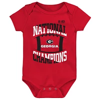 Body nouveau-né Red Georgia Bulldogs College Football Playoff 2022 National Champions