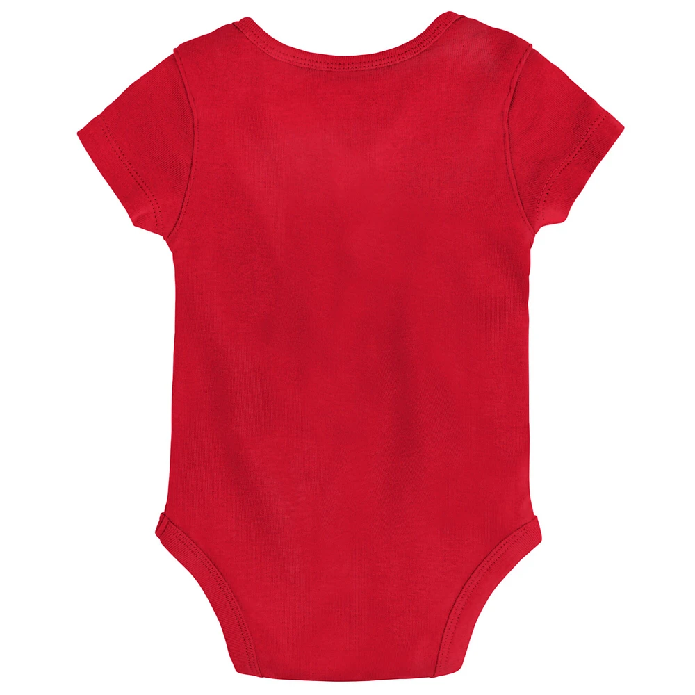 Newborn Red Georgia Bulldogs College Football Playoff 2022 National Champions Bodysuit