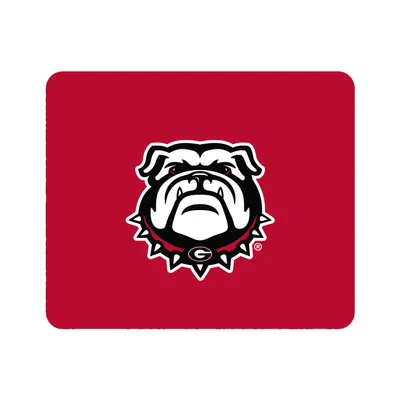 Georgia Bulldogs Mascot Logo Mouse Pad - Red