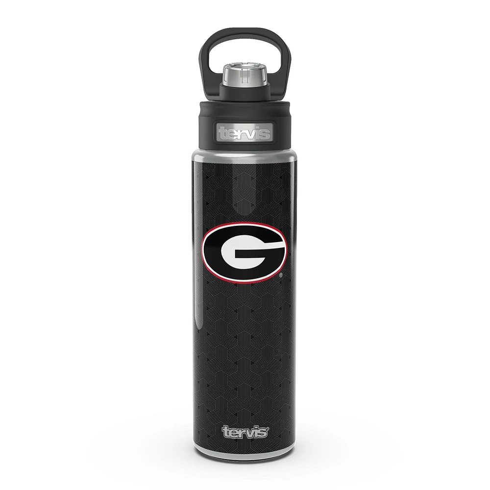 Tervis Georgia Bulldogs 24 oz. Bouteille à large ouverture en acier inoxydable Weave