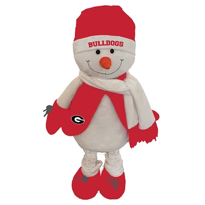 The Memory Company Georgia Bulldogs Mascotte de bonhomme de neige givré 43,2 cm