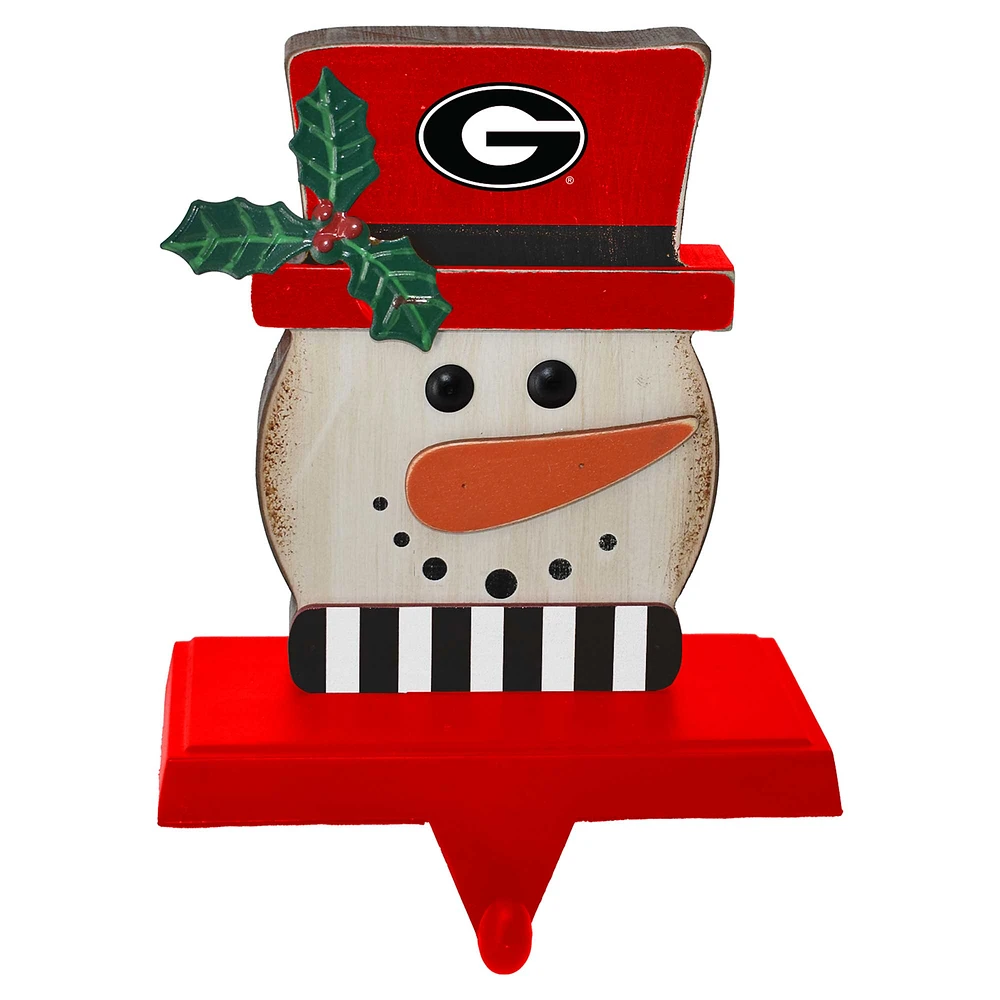 The Memory Company Georgia Bulldogs Snowman Stocking Holders