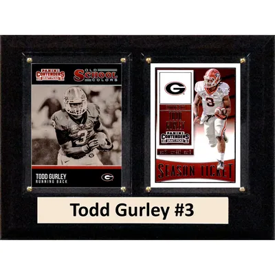 C & I Collectables NFL 8 x 10 Todd Gurley Los Angeles Rams 3-Card Plaque