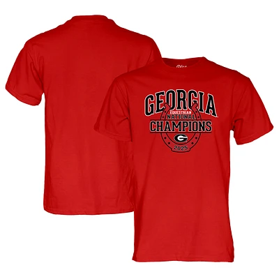 Unisex Blue 84  Red Georgia Bulldogs 2025 NCEA Equestrian National Champions T-Shirt