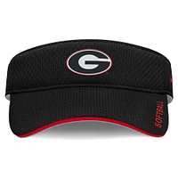 Unisex Nike Black Georgia Bulldogs 2025 Dugout Softball Ace Performance Adjustable Visor