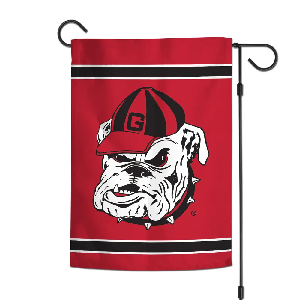 WinCraft Georgia Bulldogs Drapeau de jardin double face 30,5 x 45,7 cm