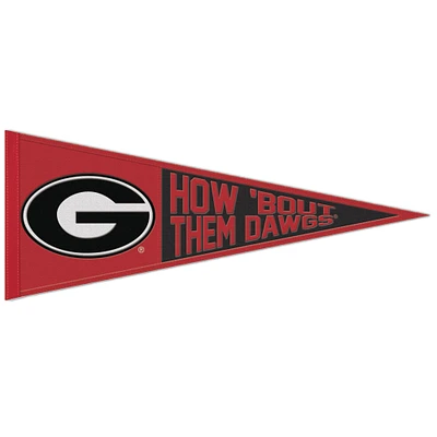 Fanion à slogan WinCraft Georgia Bulldogs 13" x 32"