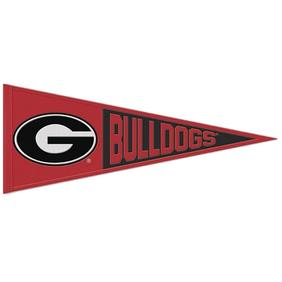 WinCraft Georgia Bulldogs 13" x 32" Fanion avec logo principal en laine