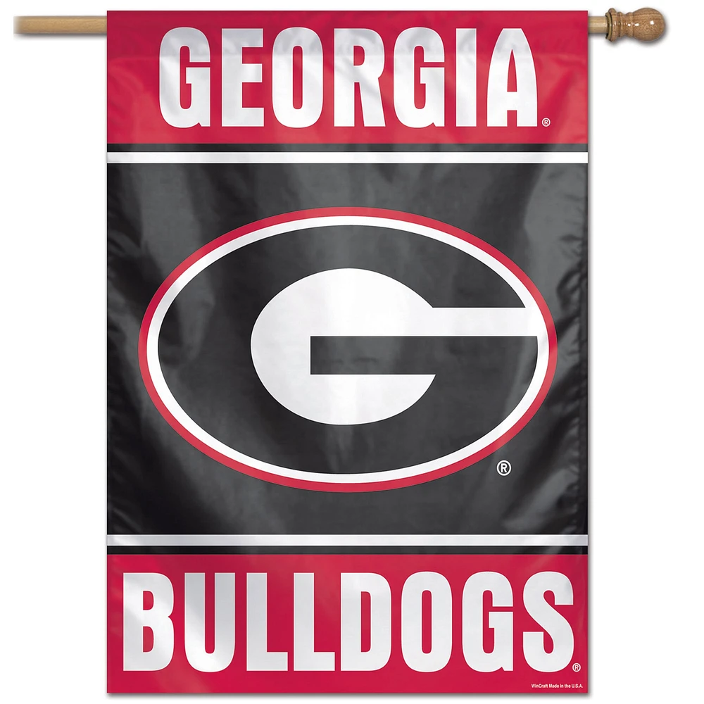 WinCraft Georgia Bulldogs 28" x 40" Wordmark Single-Sided Vertical Banner