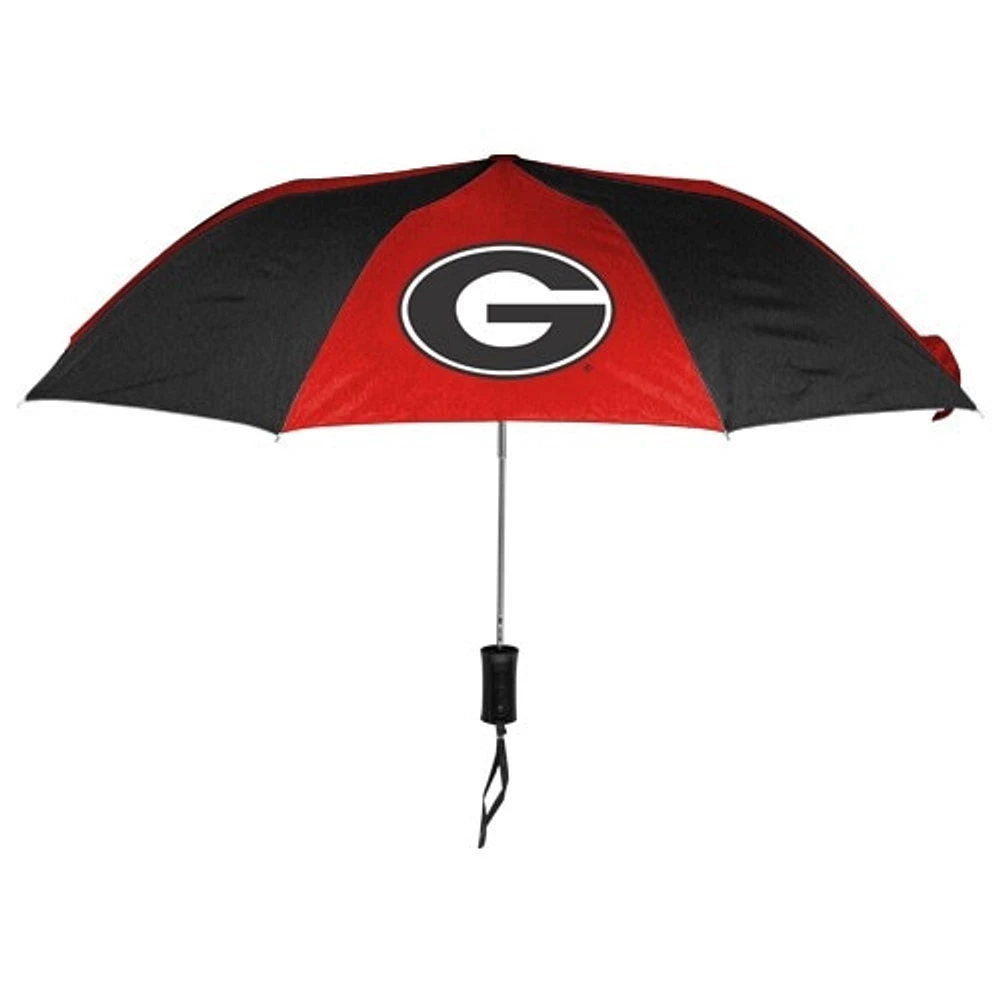 Parapluie pliant de 42 po Georgia Bulldogs de WinCraft