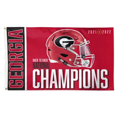 Georgia Bulldogs WinCraft Back-To-Back College Football National Champions  3' x 5' One-Sided Deluxe Flag