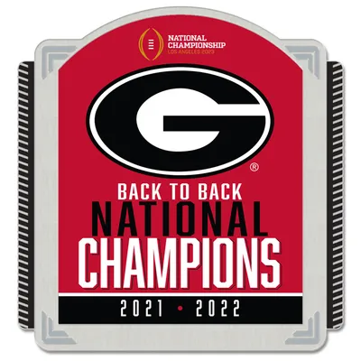 WinCraft Georgia Bulldogs Back-To-Back College Football Playoff National  Champions 12'' x 30'' Premium Pennant