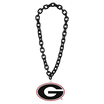 WinCraft Georgia Bulldogs Collier à grande chaîne avec logo