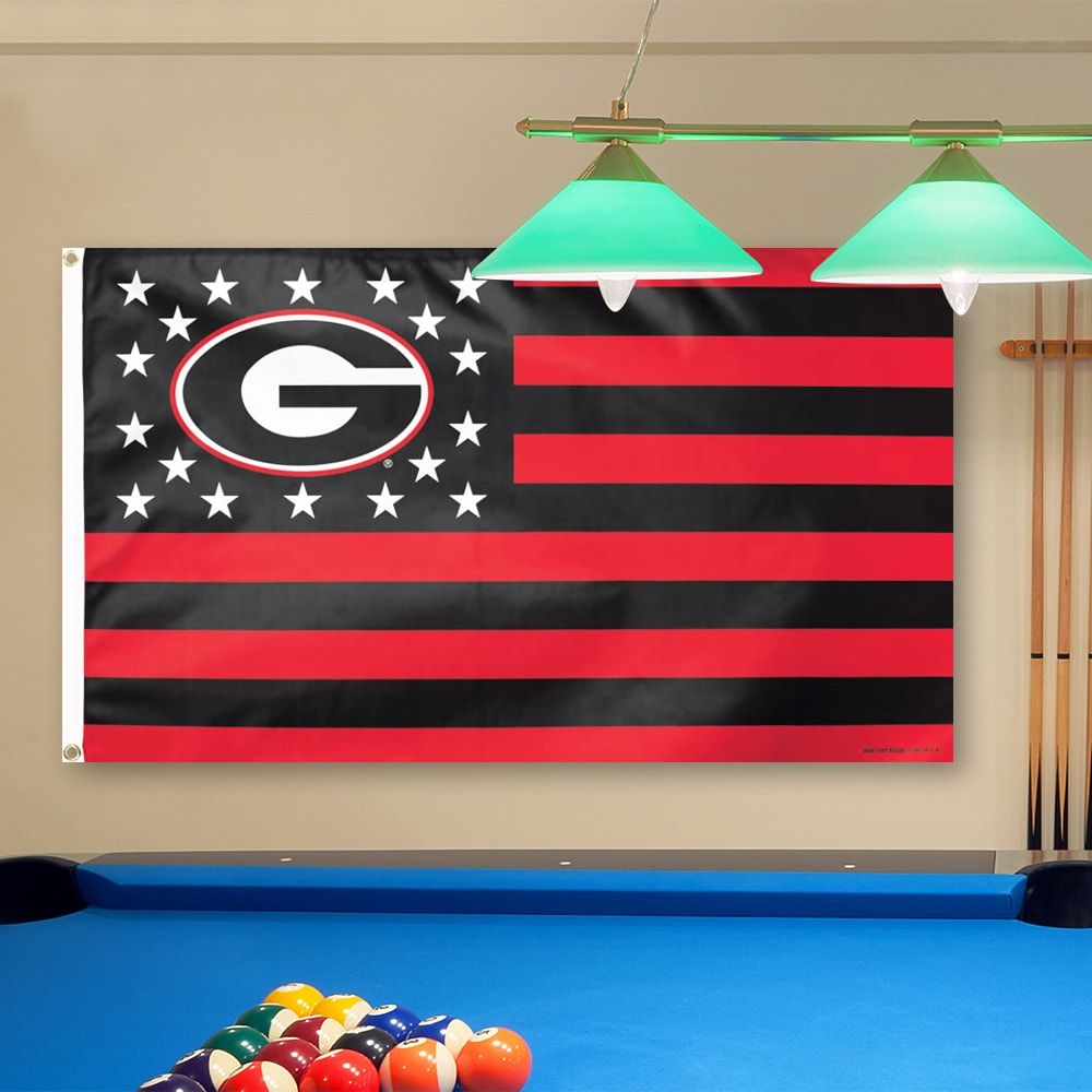 WinCraft Georgia Bulldogs Deluxe Stars & Stripes 3' x 5' Flag