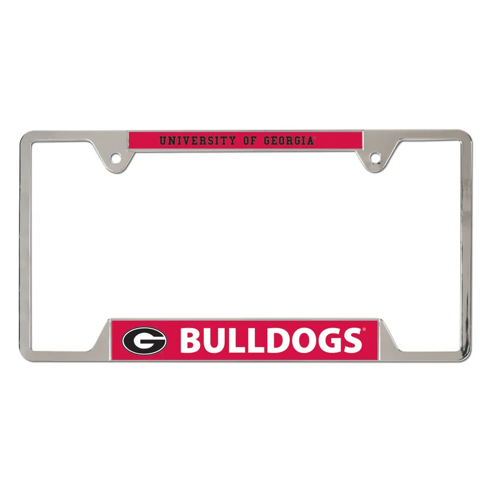 Cadre de plaque d'immatriculation WinCraft Georgia Bulldogs