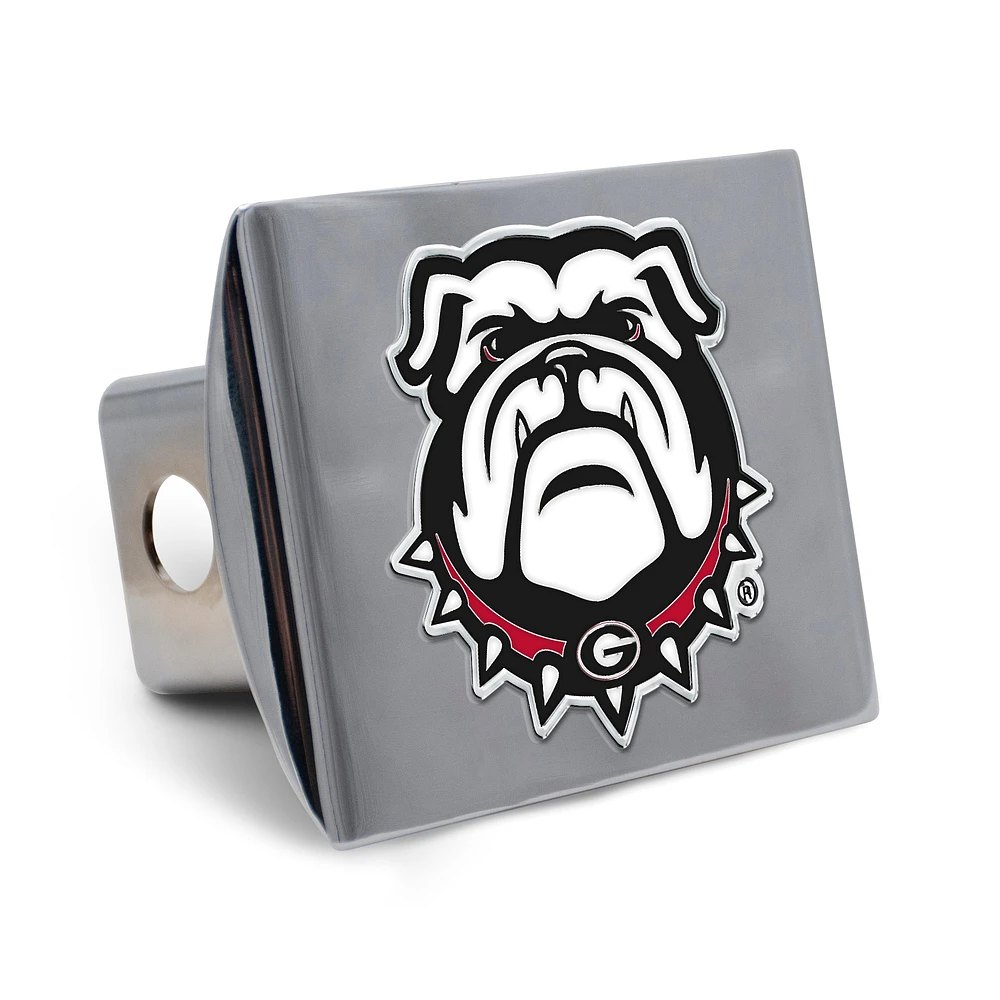 WinCraft Georgia Bulldogs Premium Metal Hitch Cover