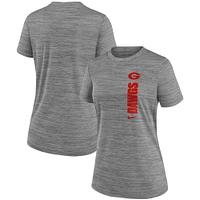 Women's Nike Gray Georgia Bulldogs Velocity Performance T-Shirt