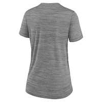 Women's Nike Gray Georgia Bulldogs Velocity Performance T-Shirt