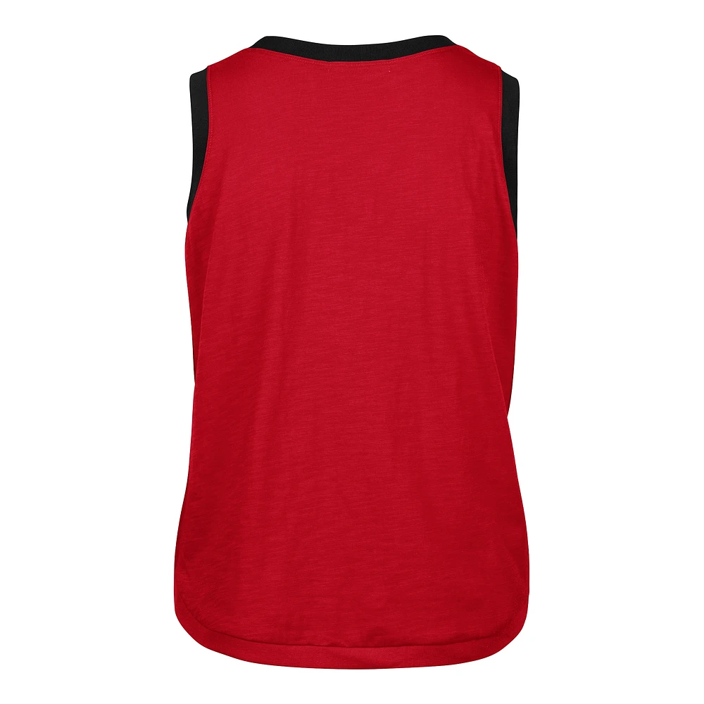 Women's '47 Red Georgia Bulldogs Premier Ringer Tank Top