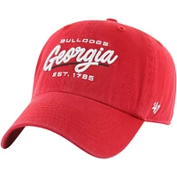 Casquette réglable Sidney Clean Up '47 Red Georgia Bulldogs pour femmes