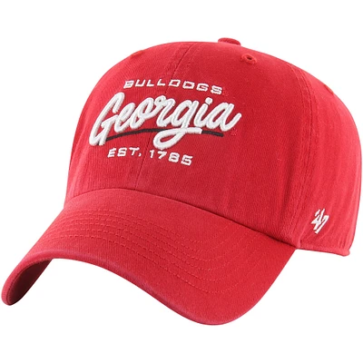 Casquette réglable Sidney Clean Up '47 Red Georgia Bulldogs pour femmes