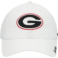 Women's '47 White Georgia Bulldogs Miata Clean Up Logo Adjustable Hat