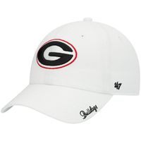 Women's '47 White Georgia Bulldogs Miata Clean Up Logo Adjustable Hat