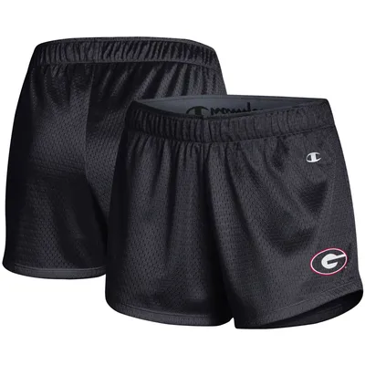 Georgia Bulldogs Champion Women's Mesh Shorts - Black