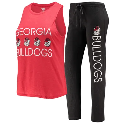 Women's Concepts Sport Black/Red Louisville Cardinals Tank Top & Pants  Sleep Set