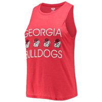 Women's Concepts Sport Black/Red Georgia Bulldogs Tank Top & Pants Sleep Set