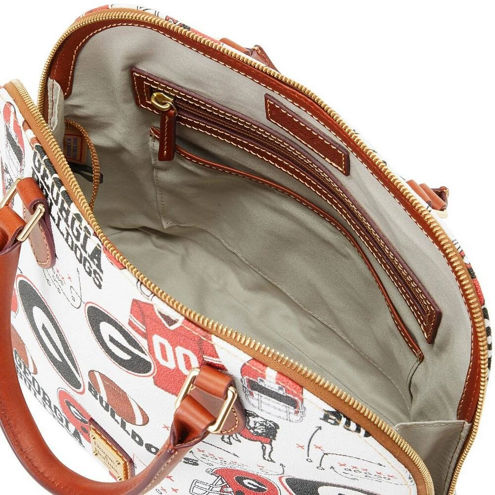 Women's Dooney & Bourke Georgia Bulldogs Game Day Zip Zip Satchel