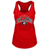 Débardeur à strass grande taille pour femmes Fanatics Red Georgia Bulldogs