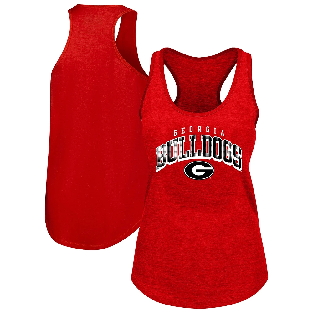 Débardeur à strass grande taille pour femmes Fanatics Red Georgia Bulldogs