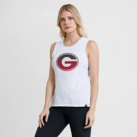 Women's Fanatics White Georgia Bulldogs Activate Slub Tank Top