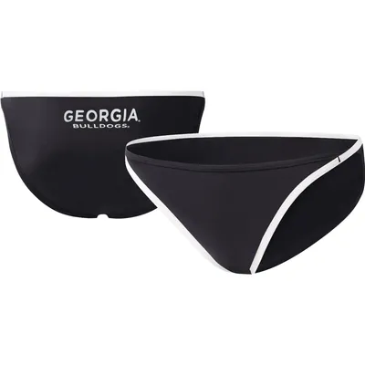 Georgia Bulldogs G-III 4Her by Carl Banks Women's Play Action Bikini Bottoms - Black