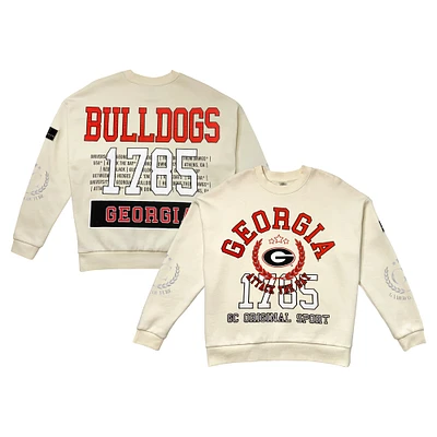 Sweat-shirt à enfiler Slay pour femme de couleur crème Gameday Couture Georgia Bulldogs