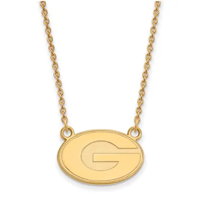 Georgia Bulldogs Women's Gold Plated Pendant Necklace