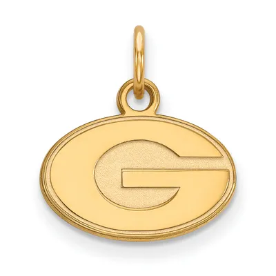Georgia Bulldogs Women's Gold Plated XS Pendant