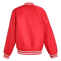 Women's Hype and Vice Red Georgia Bulldogs A-Game Varsity Full-Snap Jacket