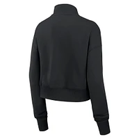 Women's Nike Black Georgia Bulldogs Legacy Elevated Logo Half-Zip Sweatshirt
